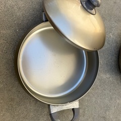 日本製　三協アルミ　両手鍋の画像