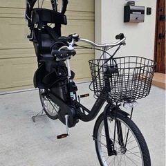 YAMAHA 電動アシスト自転車　PAS CREW (チャイルドシートつき)の画像