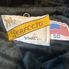 ショット SCHOTT 618 ダブルライダース ブラックの画像
