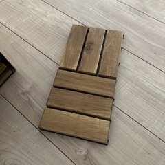 IKEA RUNNEN（ルッネン）ウッドデッキタイル 0.81㎡（9枚入り）新品未使用の画像
