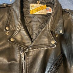 ショット SCHOTT 618 ダブルライダース ブラックの画像
