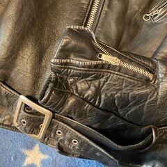 ショット SCHOTT 618 ダブルライダース ブラックの画像