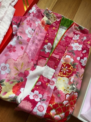 3歳　七五三　被布セット　　　