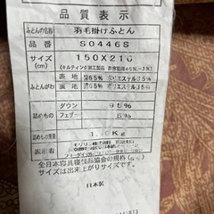 ポーランド羽毛布団の画像