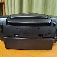 【引取限定】安心のSONY  CD RADIO CASSETTE-CORDER CFD-370 カセットテープ１２巻付の画像