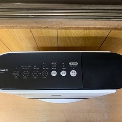 EJ1403番 SHARP 加湿セラミックファンヒーター HX-PK12-Wの画像