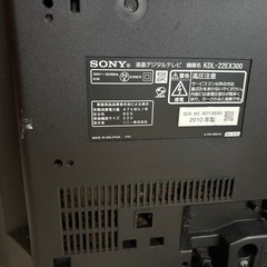 SONY製液晶テレビ　の画像