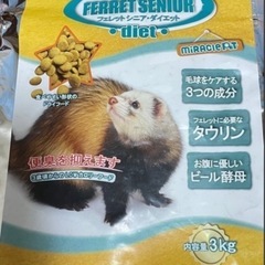 【期間限定オマケ付き👍】フェレット シニアダイエット 約1kg (モモンガにも是非！) T-12-X95の画像
