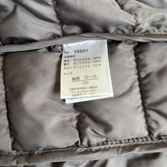 未使用　ダウンジャケット　150センチの画像