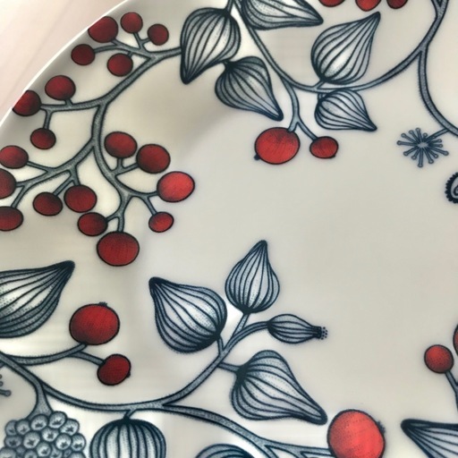 アラビア　ルノ　フロストベリー　プレート　16.5cm　2点　150周年　ロゴ