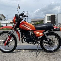 福山市　瀬戸町　スズキ TS50 ハスラー50 TS503 1981年式 吹け上がり良好 規制前90km/hメーター 林道 ツーリング レストア コレクションにもの画像