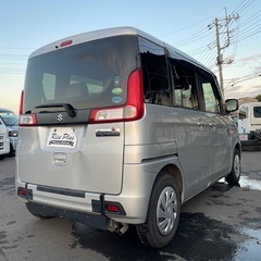 総額29.8万円 スズキ スペーシア E 車いす移動車 リアシート付 操作リモコン付 VSC PCSの画像
