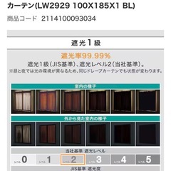 ニトリ 遮光カーテン1枚の画像