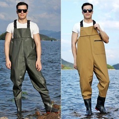 新品 ウェーダー 防水つなぎ の画像