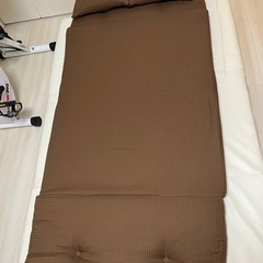 ② ソファーソファベッド マットレスソファ ごろ寝 マット 幅90 1人掛け リクライニング REVE レーヴ 3WAYソファベッド90 カウチソファ クッション付きシングルマット フロアソファ マット レス 座椅子 日本製 国産 の画像