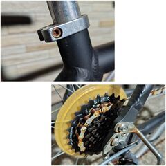 中古自転車 7段変速 510MM クロスバイク軽整備済み 防犯登録対応 町田市 相模原市 MM859の画像