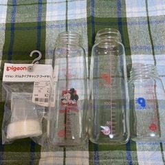 哺乳瓶3本＆除菌じょーず セットの画像