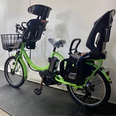 1年保証 送料無料　ヤマハ　パスバビー　20インチ 緑色　電動アシスト自転車　g130の画像