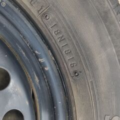 TOYO GARIT G5 145/80R13 16年製造　スタッドレス　ホイール付きの画像