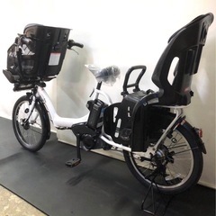 1年保証 送料無料　ヤマハ　パスキッス　20インチ 白色　電動アシスト自転車　g130の画像