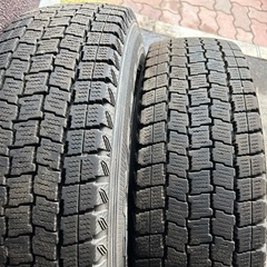 195/80R15 20年製スタッドレスセット　ハイエース200で使用の画像