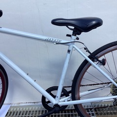 🚲春日市🚲クロスバイク🚲700C🚲白色🚲6段ギア付き🚲 STS LE07750🚲N o327の画像