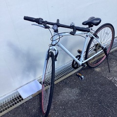 🚲春日市🚲クロスバイク🚲700C🚲白色🚲6段ギア付き🚲 STS LE07750🚲N o327の画像