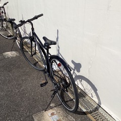🚲春日市🚲クロスバイク🚲700C🚲黒色🚲6段ギア付き🚲H T23011894🚲No328の画像