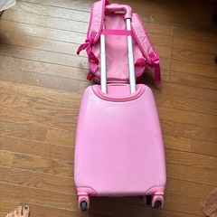 子供　スーツケース　リュックせっセットの画像