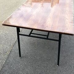 JM20376K) (株)サフコ ダイニングテーブル＜幅：約120cm 高さ：約72cm 奥行：約80cm＞中古品【取りに来られる方限定】　 の画像
