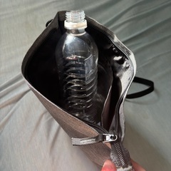 無印良品バッグ　小さめ　グレー
の画像