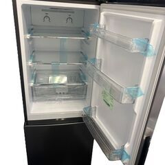 未使用 再生品 ハイアール ノンフロン 冷凍冷蔵庫 175L 2025年製 JR-F18KS グレー ブラックの画像