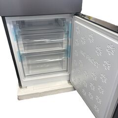 未使用 再生品 ハイアール ノンフロン 冷凍冷蔵庫 175L 2025年製 JR-F18KS グレー ブラックの画像