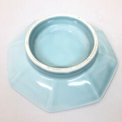 stp-3477　中華皿　6枚セット　直径約18.5cm　青磁　八角　皿　食器　チャーハン　中華料理　飲食店　パーティ　炒飯　キッチンの画像