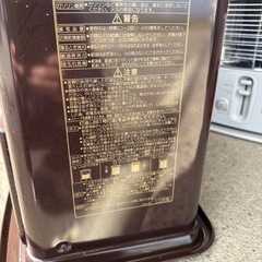 自動点火OK 2012年 コロナ 石油ファンヒーター RX-2912WY よごれま柱 2.87kw 6畳目安 災害対策 キャンプの画像