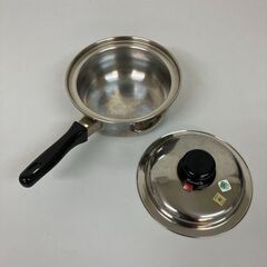 stp-3480　アルファコック　片手鍋　鍋　18cm　フタ付き　蓋　シンプル　キッチン　料理　調理器具　鍋料理の画像