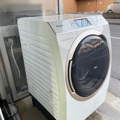 北九州市内配送無料　保証付き NA-VX9700L-W ドラム式洗濯乾燥機 クリスタルホワイト [洗濯11.0kg /乾燥6.0kg /ヒートポンプ乾燥 /左開き]の画像