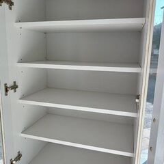 【B361】食器棚　キッチン収納　可動棚　引き出し　現状品の画像