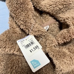 くまさんポンチョ70-90cmの画像