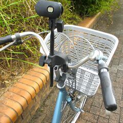 中古自転車 Miyata ママチャリ 自転車 24インチ LEDライト ライトブルー 通勤 通学 近所のお出掛けなどにの画像