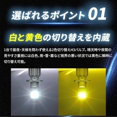 【新品】Takenous 竹村商会 24v led h3 フォグランプ 2色切り替えの画像