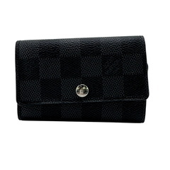 ルイヴィトン LOUIS VUITTON キーケース ダミエグラフィット ミュルティクレ6 N62662 ブラックの画像