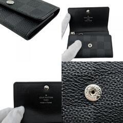 ルイヴィトン LOUIS VUITTON キーケース ダミエグラフィット ミュルティクレ6 N62662 ブラックの画像