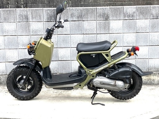 完売御礼☆即乗り　きれい　ズーマー　ホンダ　１発始動 点検整備済 良品 AF58 ズーマー 希少　2003年　カムフラージュグリーン キャブ車 メットイン付き　和歌山市