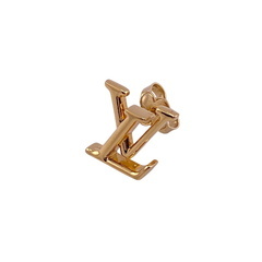 ルイヴィトン LOUIS VUITTON ピアス ブックル ドレイユ LVアイコニック M00610 ゴールドの画像
