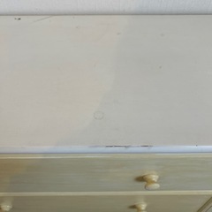 白×アイボリー　タンス　の画像