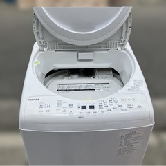 TOSHIBA ZABOON　洗濯乾燥機 8kg AW-8V9（2020年製）の画像