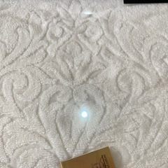 新品ホワイトバスタオルの画像