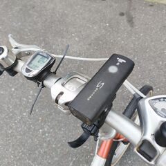 チェーン交換済! DAHON Boardwalk D7  ライト/スピードメーター付属の画像
