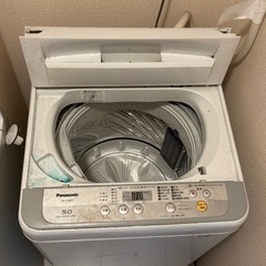 【取引成立済】縦型洗濯機の画像